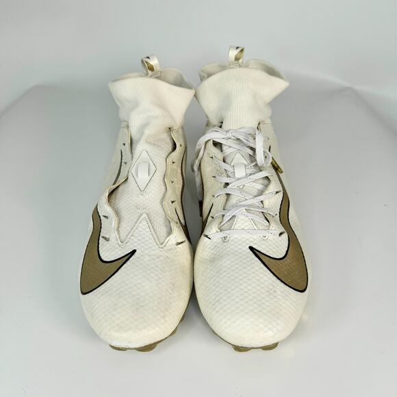 Nike Vapor Untouchable Pro 3 Premium Football Cleats White Gold AQ0634-007 11 - Picture 3 of 11